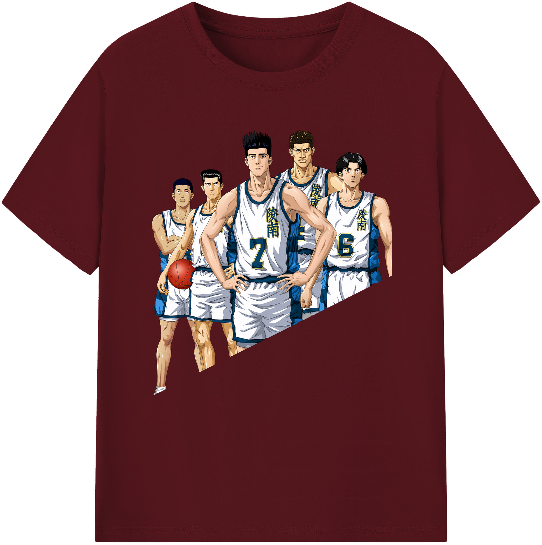 （画像用） SLAM DUNK／スラムダンク 綿100％半袖Tシャツ（フロントプリント）